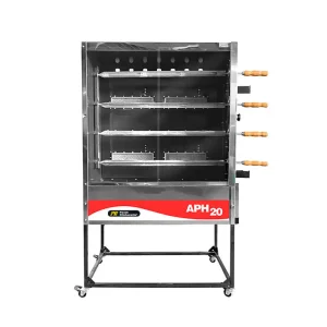 Asador de pollo horizontal
